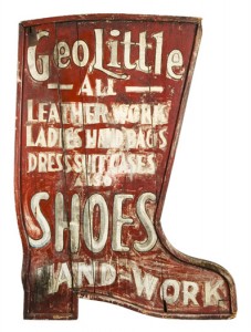 Advertising Shoe on the Other foot Local business advertising moves to another foot